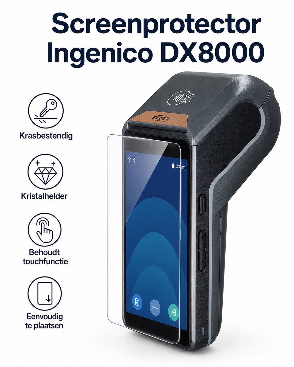 Screenprotector Ingenico AXIUM DX8000