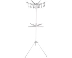 Opvouwbaar droogrek 164 x 75 cm - Inclusief 24 knijpers - Makkelijk inklapbaar