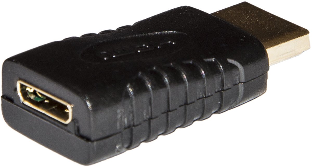 Image of Link Accessori LKADAT53 tussenstuk voor kabels HDMI Type A (Standard) HDMI Type C (Mini) Zwart