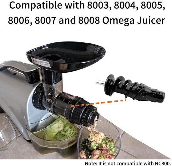 Vervangende vijzel - Compatibel met Omega 8003-8008 - PEI — afbeelding 2