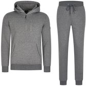 Mario Russo Trainingspak Achilles - Huispak - Joggingpak - Hoodie - Antraciet - L
