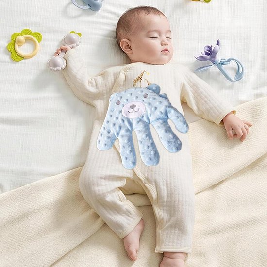 Baby Slaapknuffel - Kalmerende Knuffel met Klopfunctie - Slaapspeeltje - Pluche Speelgoed - 24x26cm - Simuleert Zacht Kloppen - Rustgevende Babyslaap Hulp - Voor Wieg & Kinderwagen — afbeelding 4