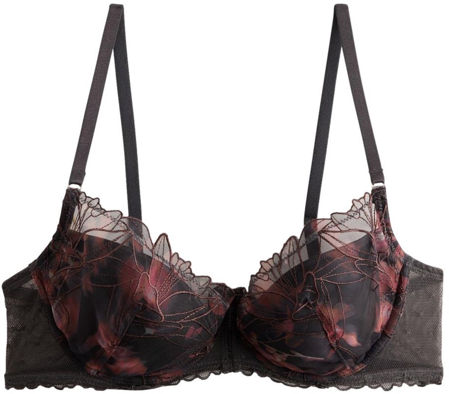 Next Dames - N.Premium beha met Zwitsers ontworpen borduursel - Zwart Black