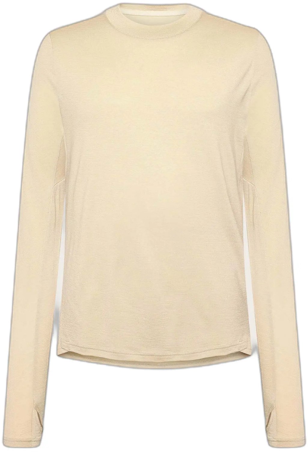 Lange mouwen wollen T-shirt KnowledgeCotton Apparel Dynamic Grijs