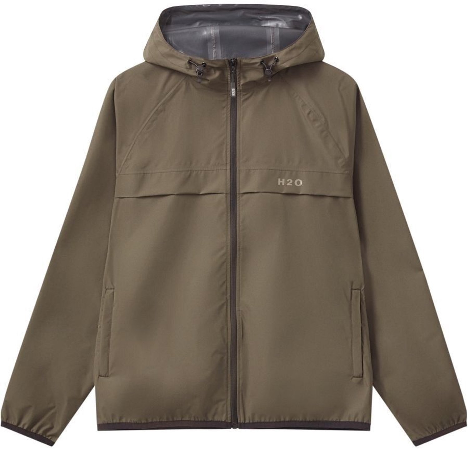 Waterdichte jas H2O Rømø LW Packable Bruin