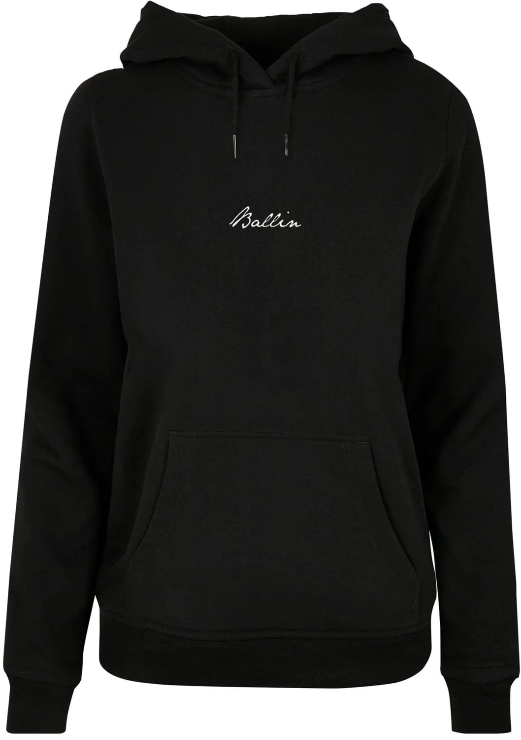 Dames Hoodie Mister Tee Ballin 2.0 Zwart