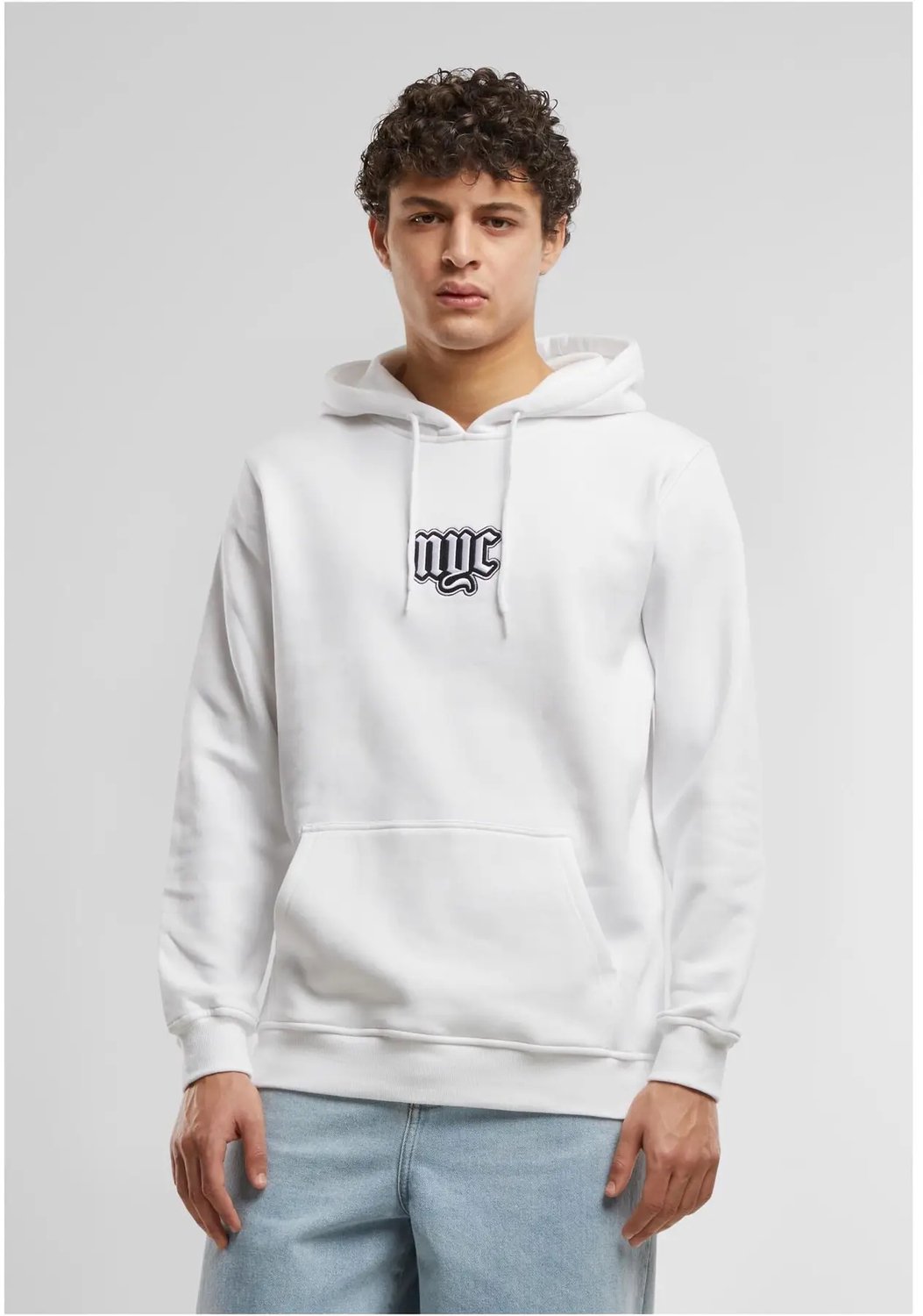 Hoodie Mister Tee NYC Old English Wording Wit