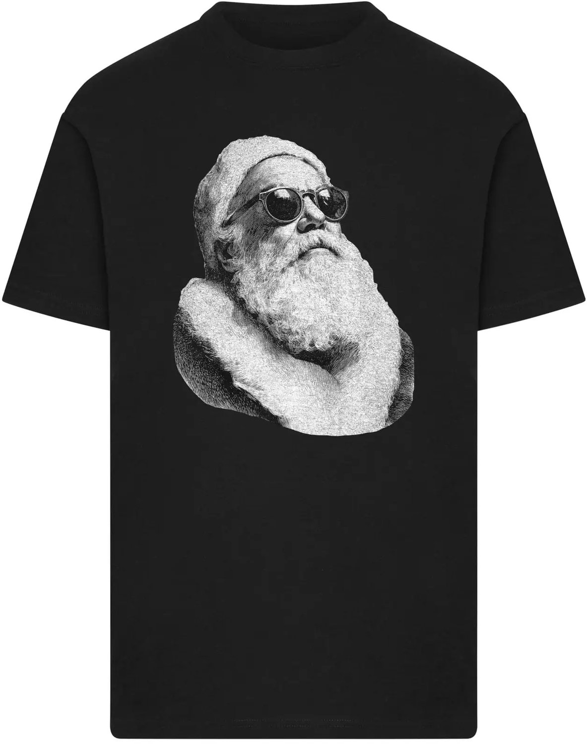 T-shirt Mister Tee Cool Santa Zwart