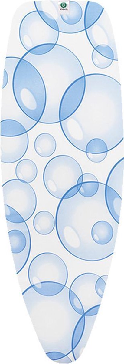 Goedkoopste Brabantia Perfect Flow Strijkplankhoes D - 135 x 45 cm - Complete Set - Bubbles