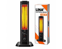Lina® Infrarood Verwarming 1200W – Energiezuinige Elektrische Kachel voor Binnen en Buiten – Terrasverwarmer