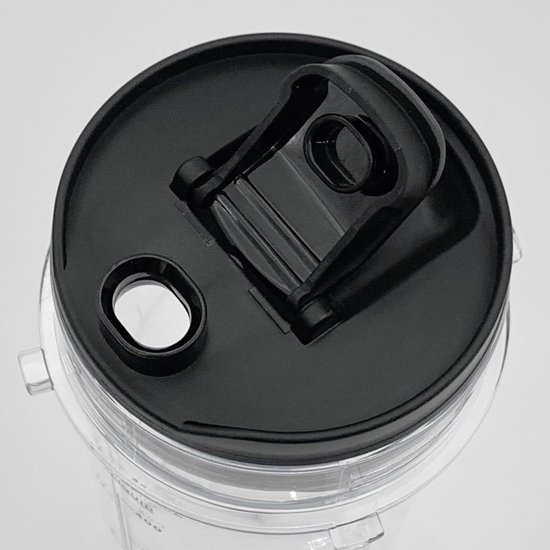 Blenderdeksel - 2 Stuks - Met Schenktuit - Zwart — afbeelding 4