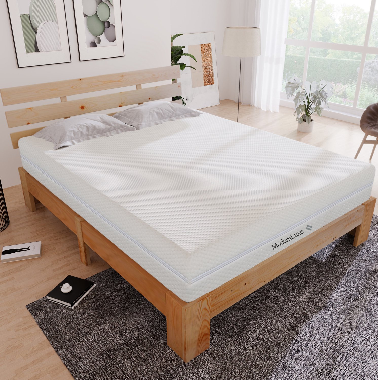 Maisentiel Koudschuimmatras 140 x 200 cm – 20 cm hoog – 7 zones – H2/H3 – wasbare tijk