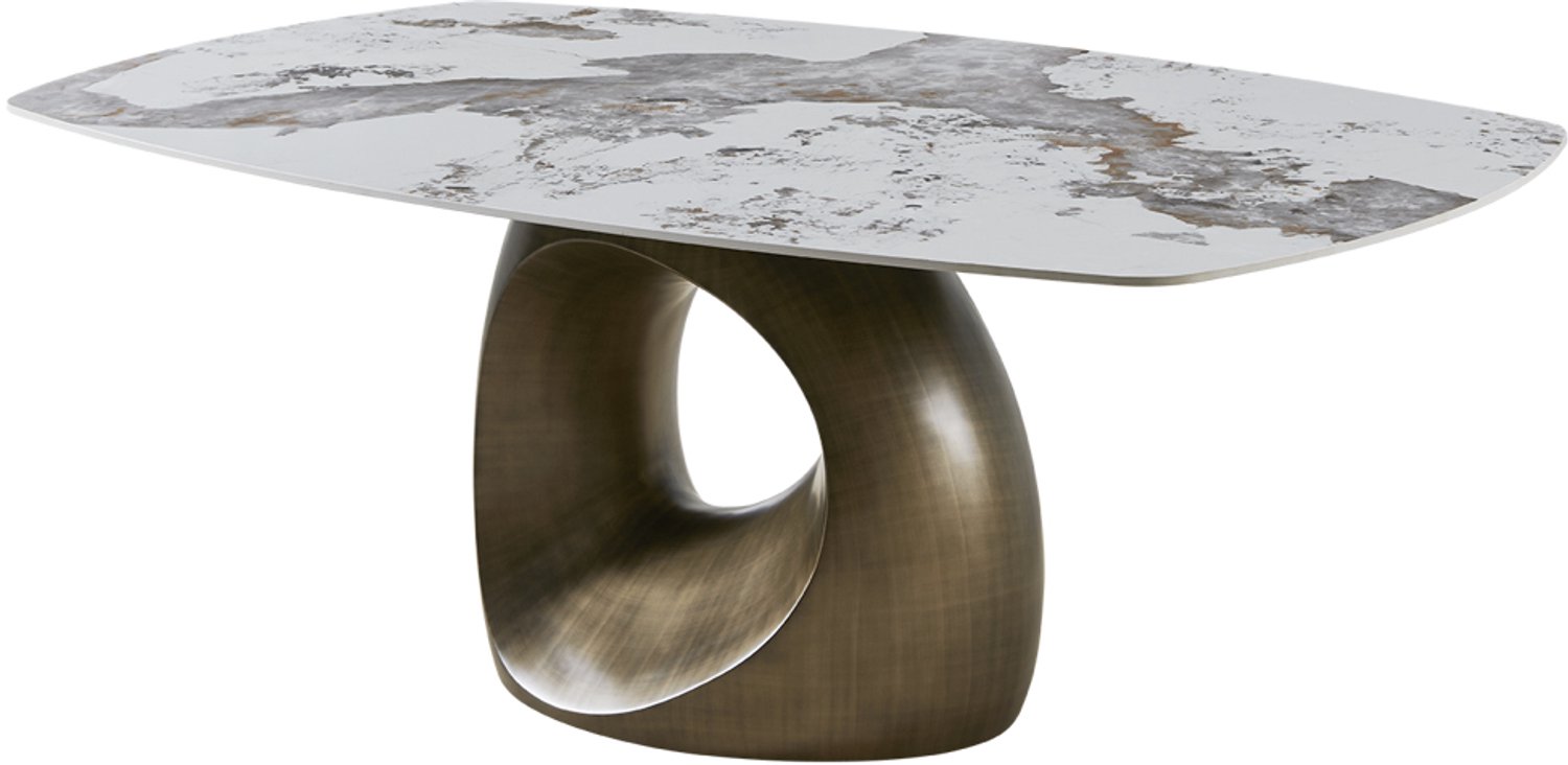 Tower Living Castello diningtable danish 240x120 - Pandora ceramic Wit