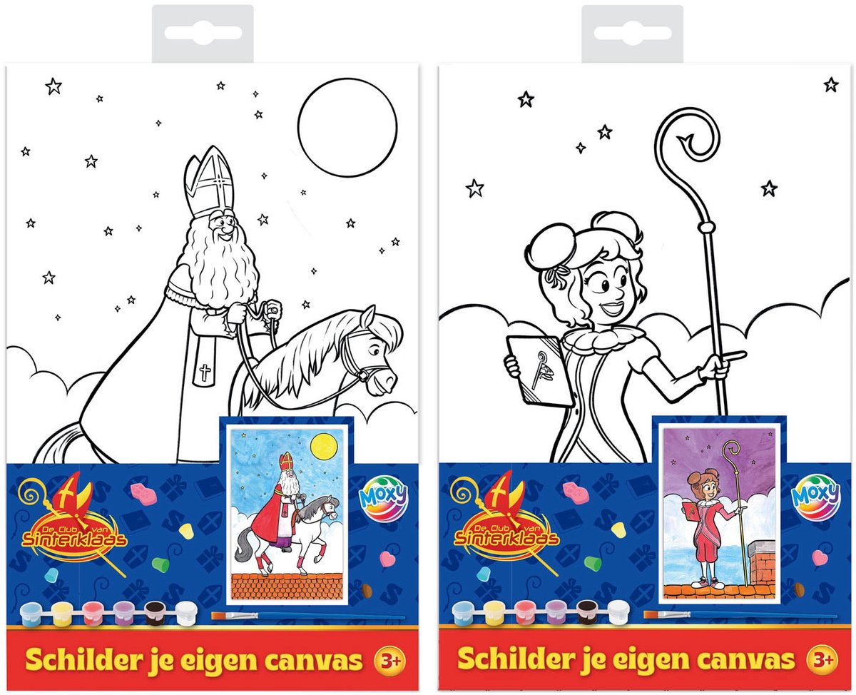 Club van Sinterklaas Canvas A4