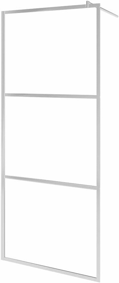 Inloopdouche met volledig gematteerd ESG-glas 80x195 cm