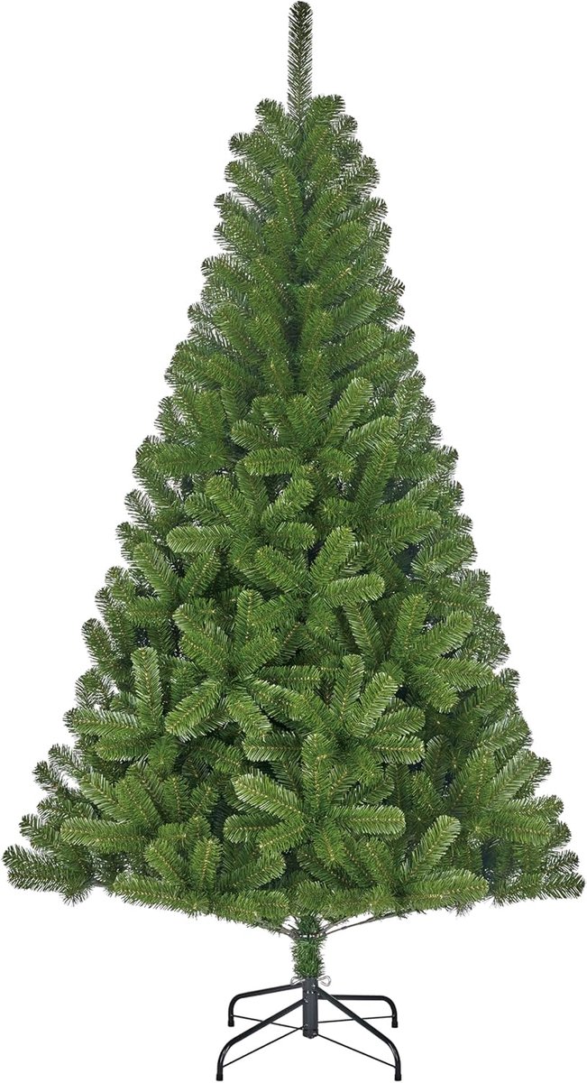 Box Trees Charlton X-mas Tree Green Tips, 340 - H 155 x D 91 cm, kunstbomen, meerkleurig, uniek