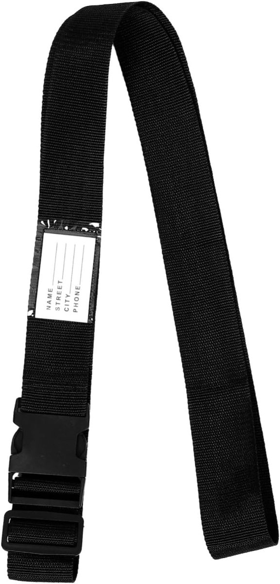 bagage riemen koffer verstelbare bagagebanden bagage verbindingsriem bagageband met slot spitsbanden bagageriemen riemen band voor bagage bagageriemen met gesp Polypropyleen Zwart