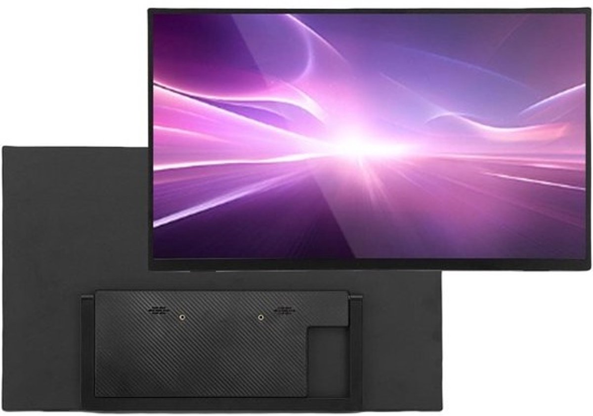 Draagbaar Scherm - Extra Monitor - Werk en Entertainment - 1080p HD Resolutie - 18.5 Inch - Zwart