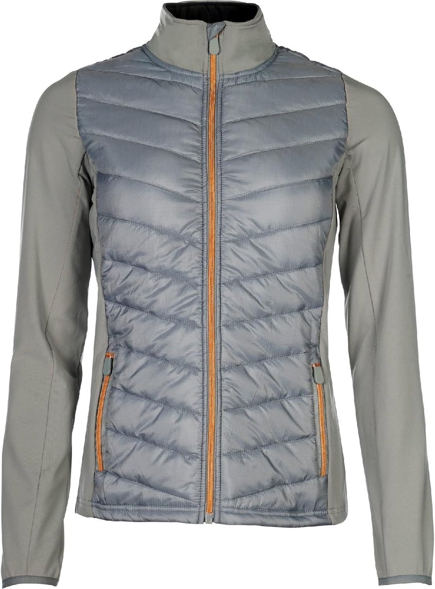 Prag Style Nylonjas voor dames Grijs/Roségoud XS