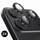 Camera protector geschikt voor iPhone 18 Pro / 18 Pro Max Camera Lens Screen Protector - Zwart - Screenprotector - 2 stuks - Camera Protector geschikt voor iPhone 18 Pro / iPhone 18 Pro Max Camera Protector - Gehard Glas
