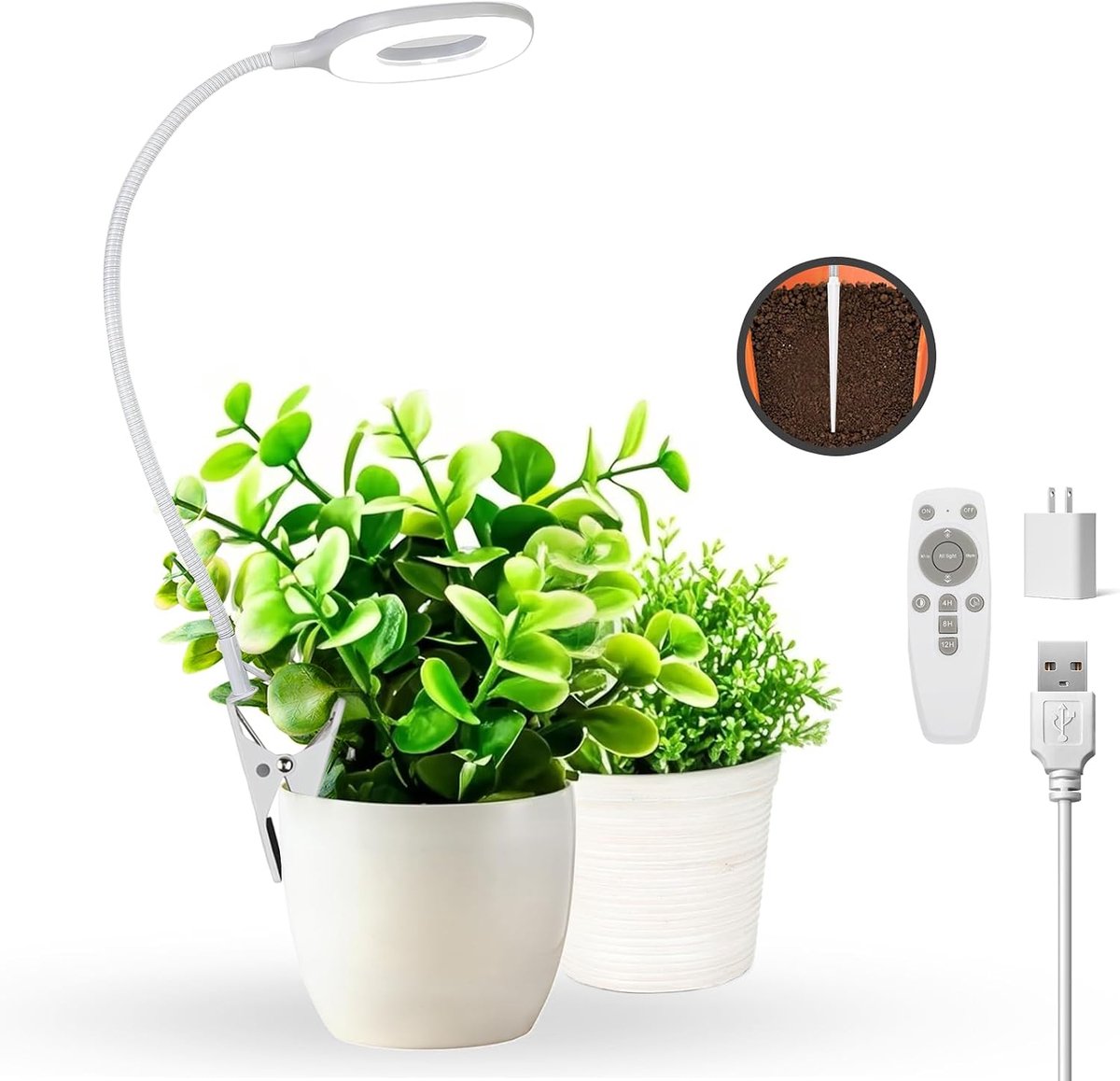 Plantenlamp led volledig spectrum voor groeilamp -10W, 56 leds, 3 modi