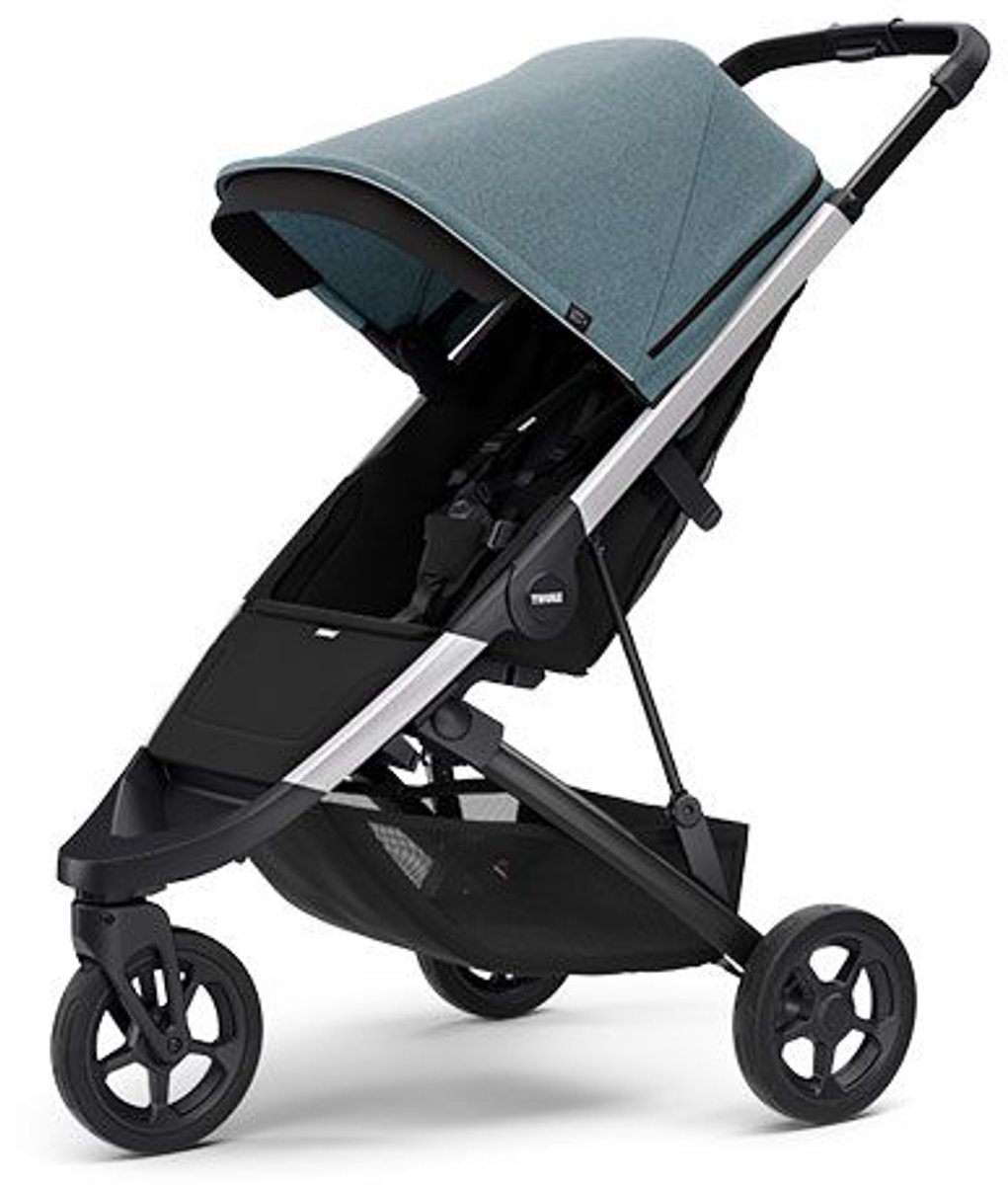 Canopy thule spring kinderwagen Teal melange zonnekap