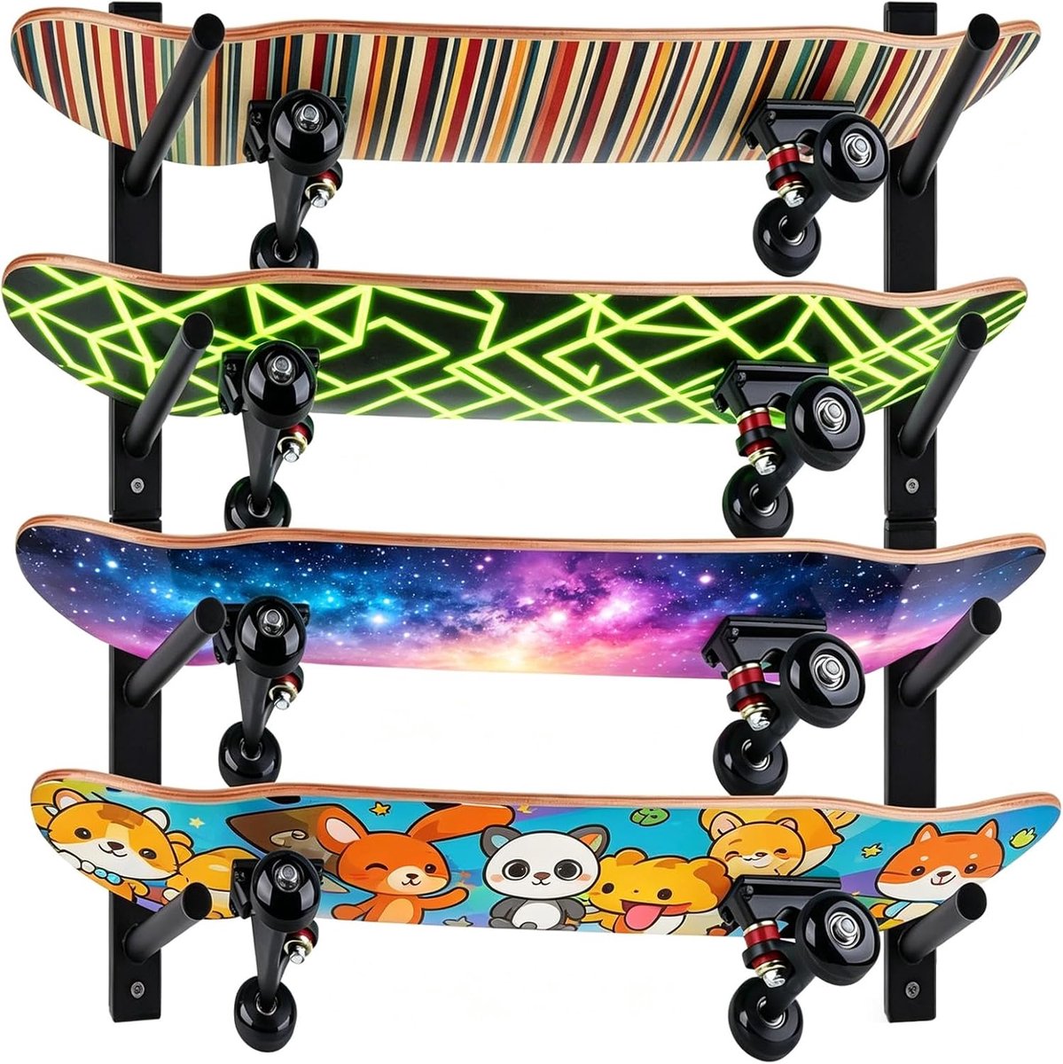 Wandhouder voor skateboard, afneembaar, combineerbaar, snowboard, ski