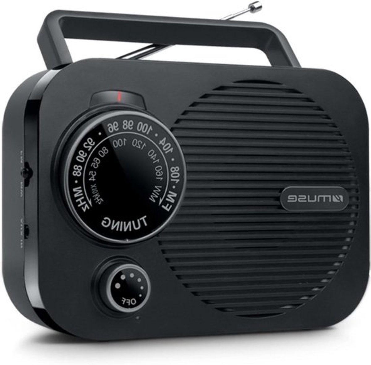 Draagbare Radio - FM Radio - Muziek Luisteren - AUX Ingang - 0.57 Kilogram - Zwart