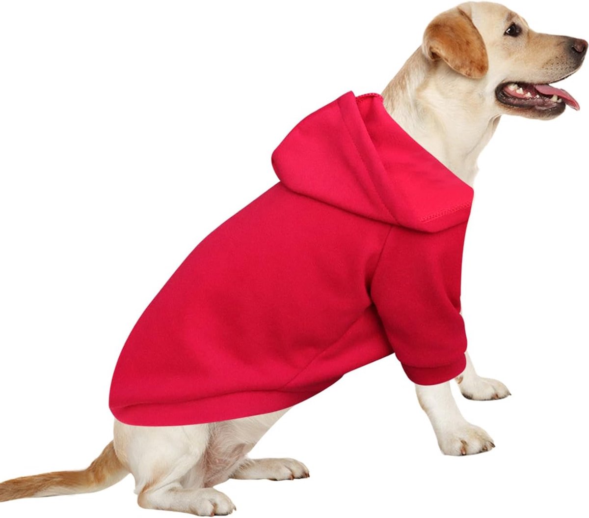 Hoodies Voor Honden Hond Sweatshirt Chihuahua Hoodie, Warm en Lichtgewicht, Elastisch Met Een Zachte Textuur, Gemakkelijk Te Dragen en Heldere Kleuren (Rood, 5XL)