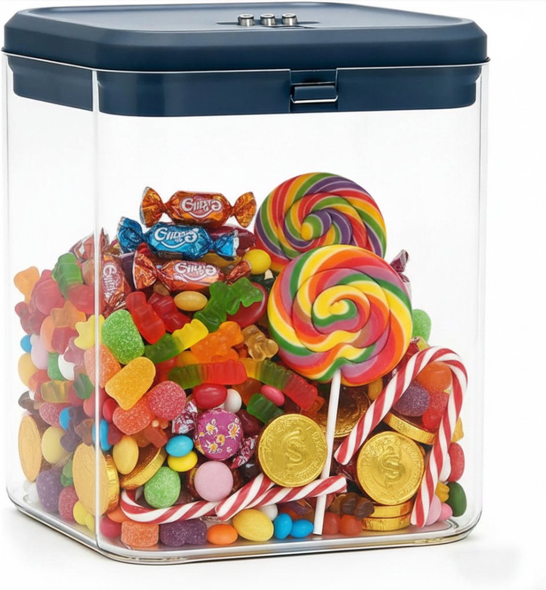 ZRNS® Afsluitbare Medicijnbox met Slot - Opbergdoos Medicijnen en Spullen - Medicijndoos - Transparant