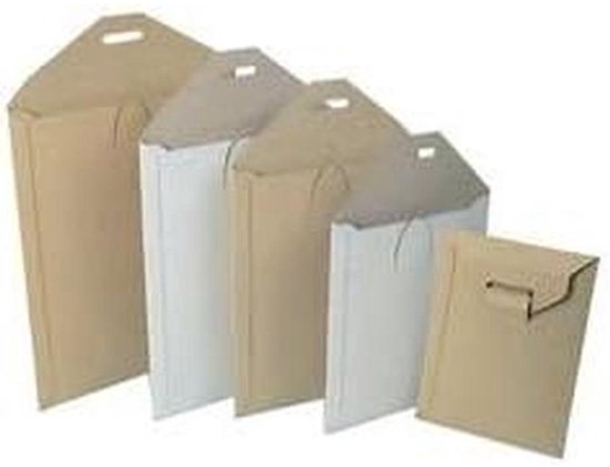 Verzenddozen Enveloppen - Boekenbox Tassen - Veilig Verzenden - Zelfdichtend - 24 x 31.5 cm - Bruin