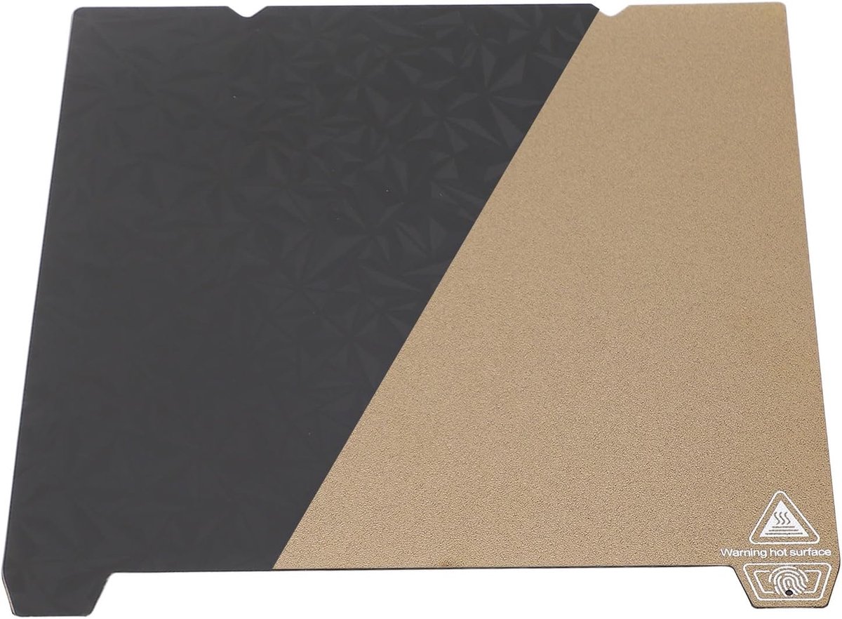 PEI-Plaat en Gladde PEO-bouwplaat, Dubbelzijdig Verwijderbare Magnetische 3D-printerbouwoppervlak Verwarmd Bed, 235x235 Mm PEI-verenstalen Plaat voor K1