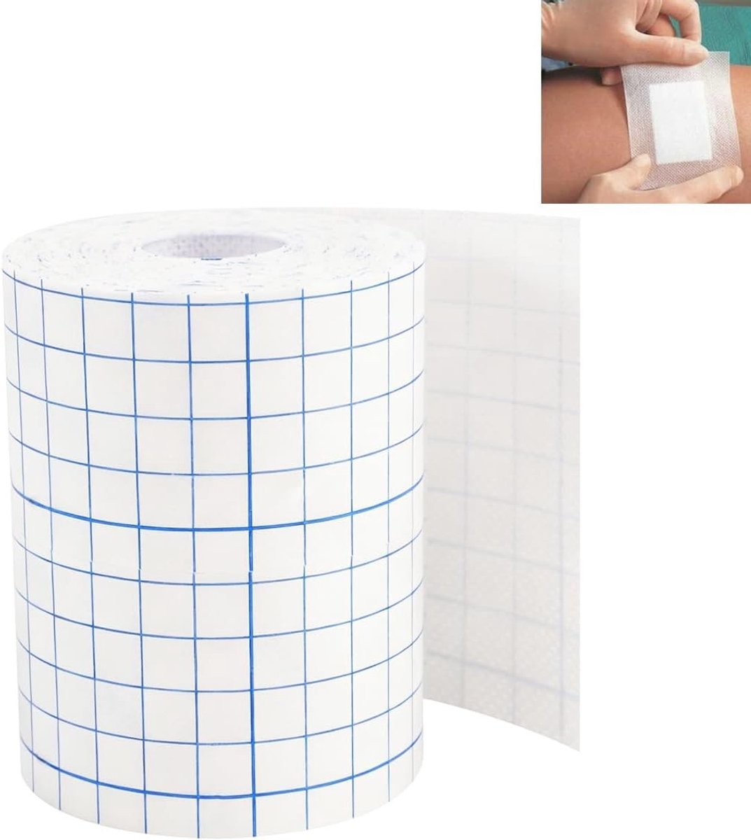 Adhesive Tape van 10 cm x 10 m voor Medisch Gebruik - Ademend, Niet-geweven, Sterk Plakband
