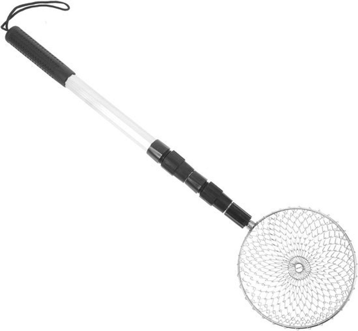 Eier Mand - Eier Verzamelaar - Kippenhok Werk - Telescopisch Handvat - 104 cm - Zilver