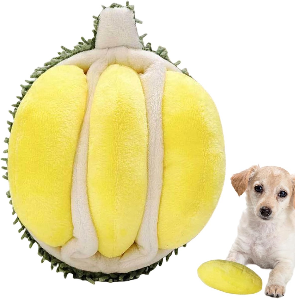 Hondenspeelgoed Voor Sterke Bijters Realistisch Durian Vormig Kalmerend