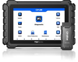 Topdon One Uitleestablet 2026 - OBD2 - 50+ servicefuncties - SGW Acces - Ecu Codering - J2534 Interface - AI Tablet - Engels