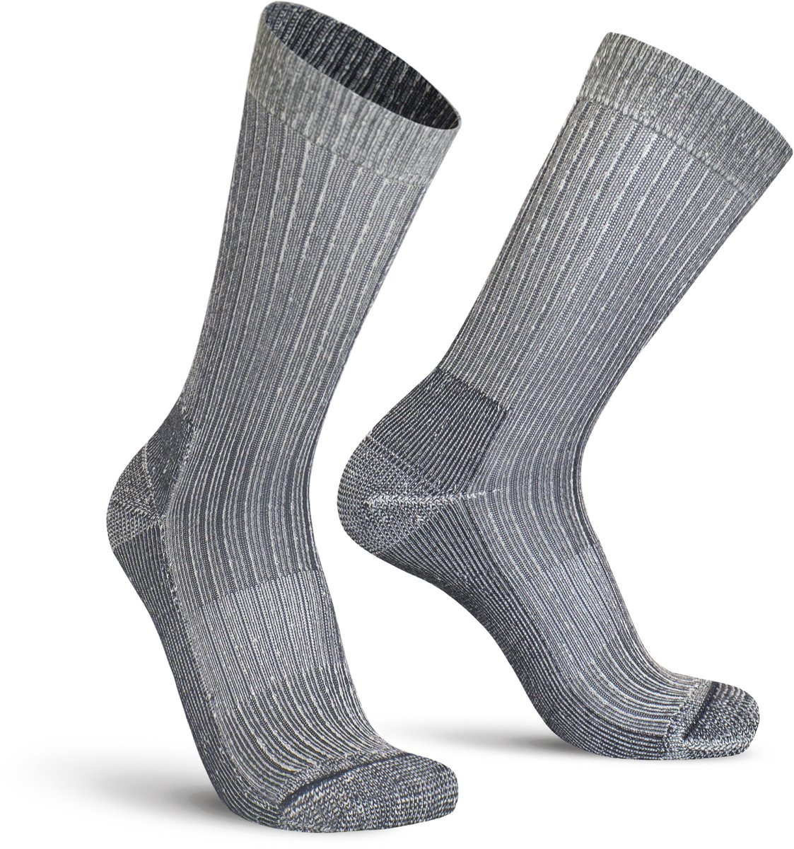 Worik - 2-Pack - Warme Werksokken - Schuim Demping - Heren / Dames - grijs - 47-49 - NORH