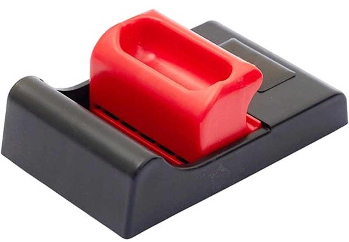 Hand Trainer - Gripversterker Fitnessapparaat - Hand Kracht Opbouwen - Instelbare Weerstand - 16x10x5 cm - Rood