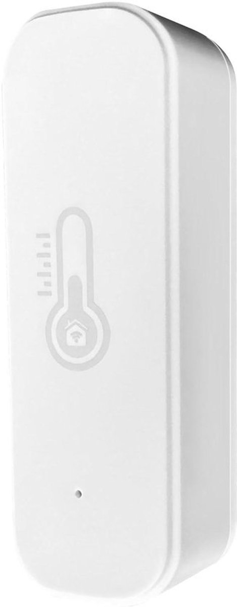 Temperatuur Vochtsensor - Hygrometer Thermometer - Binnenklimaat Monitoren - Wi-Fi Bluetooth Dual Mode - 7 cm - Wit
