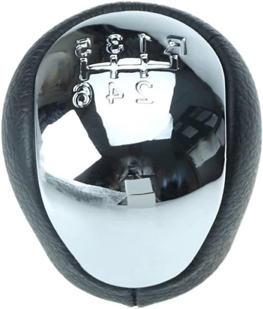 Schakelpook - Versnellingspook - Auto Interieur - 6 Versnellingen - M10 Schroefdraad - Chroom Zwart