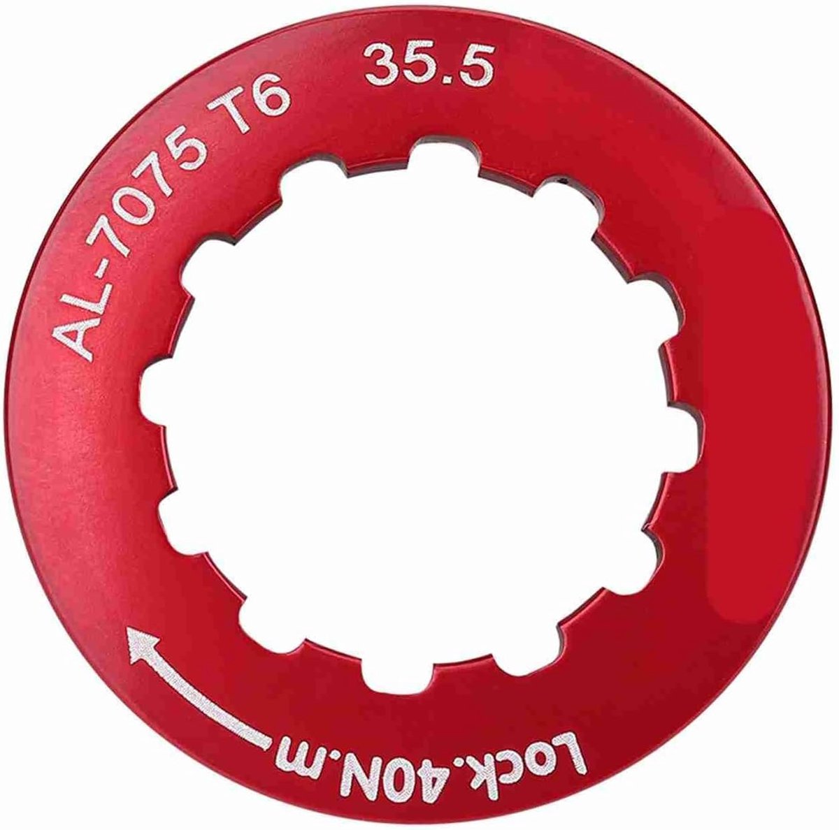 Dailygoods- Lockring Aluminium - Eenvoudige Installatie - Fiets Reserveonderdeel - Kettingras Sluitring - 7-11 Speed - Corrosiebestendig - Cassette