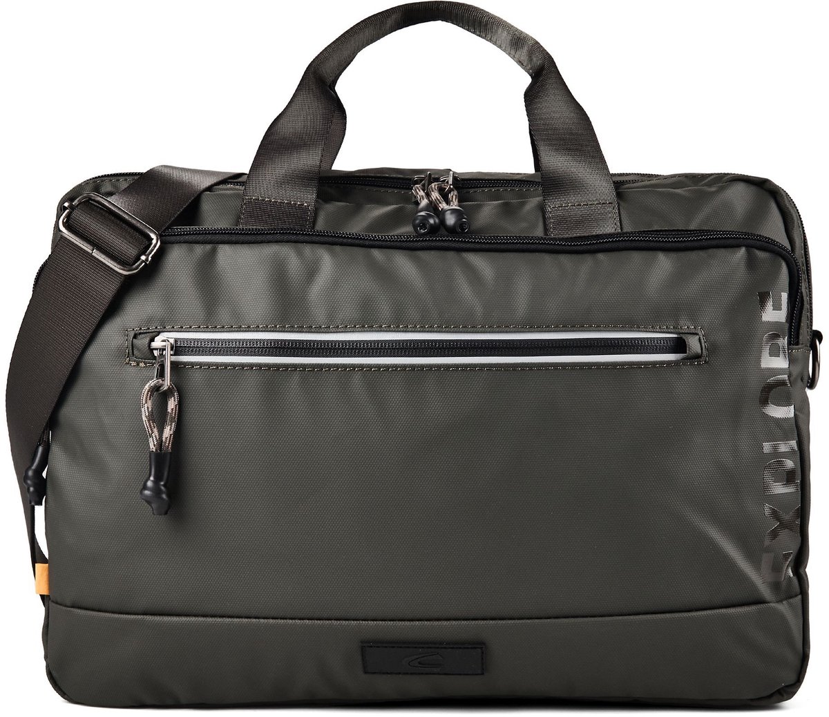 camel active business tas schoudertas met laptopvak Explore Business Bag Khaki kaki
