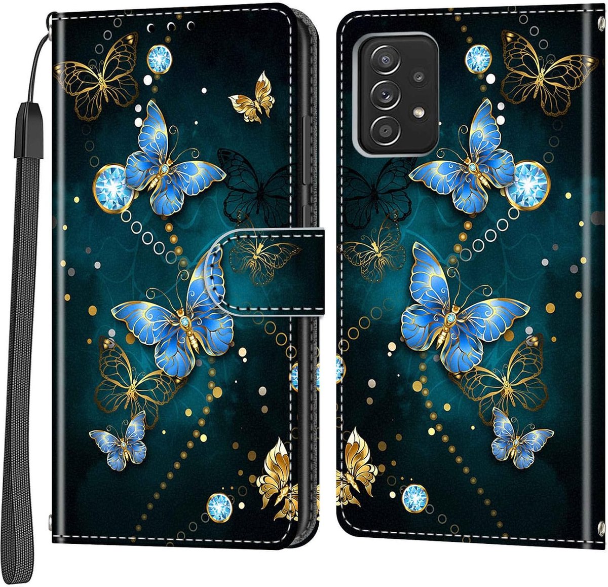 Telefoonhoesje voor Samsung Galaxy A53 5G, vlinder
