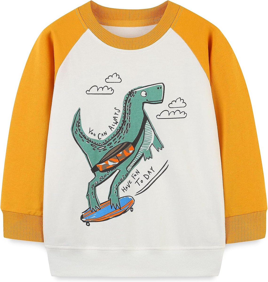 Kindersweatshirt voor jongens, Kerstmis, cartoon, pullover met lange mouwen, katoen, maat 92-122, 1-7 jaar