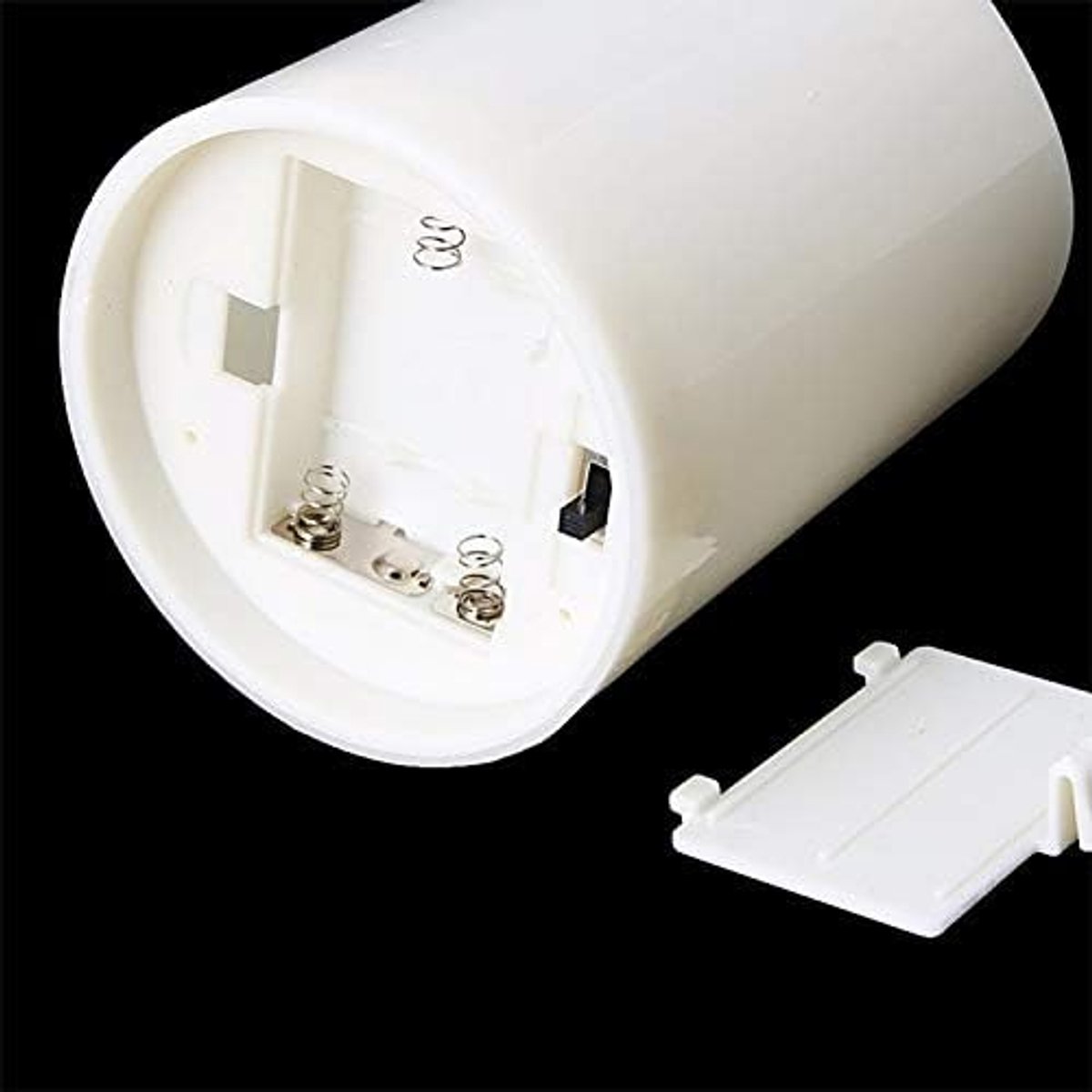 Kandelaar cilindrische LED Elektronische Candle Light Simulatie Bruiloft Kaarsenstandaard kaars, grootte: 7,5 x 7,5 cm met afstandsbediening huisbar Decoratie
