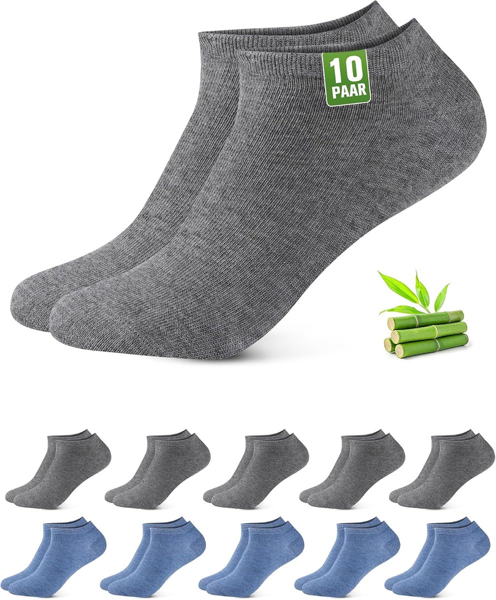 Sokken Heren Dames 10/20 Par – Ademend Anti-Geurtjes
