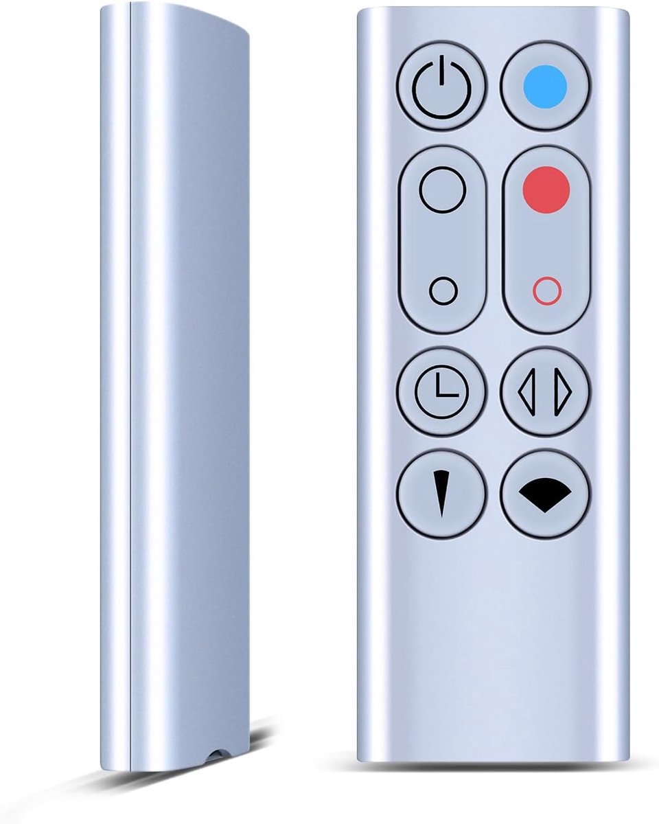 afstandsbediening geschikt voor Dyson AM09 Pure Hot+Cool Link Air Purifier, niet-metalen materiaal, zilver