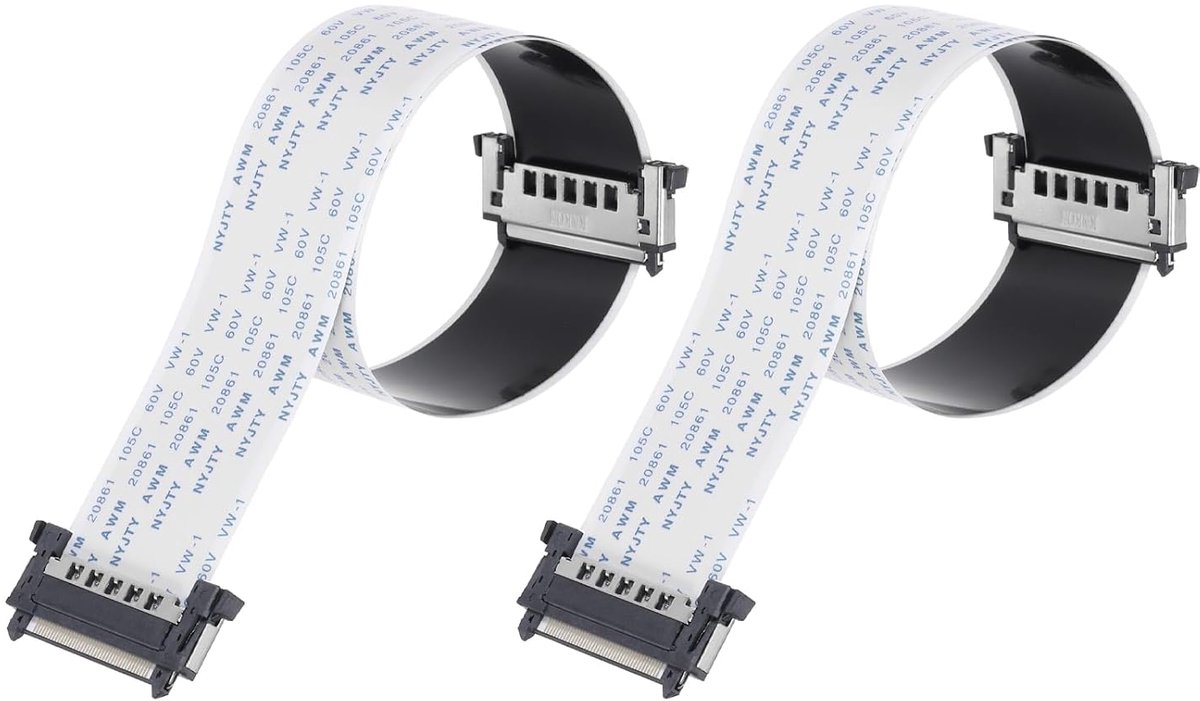 Flexibele lintkabel, 2 stuks, 41 pins, 300 mm, 0,5 mm, pitch, FPC, FFC-kabel voor lcd-scherm, auto, audio, dvd-speler, laptop, scherm