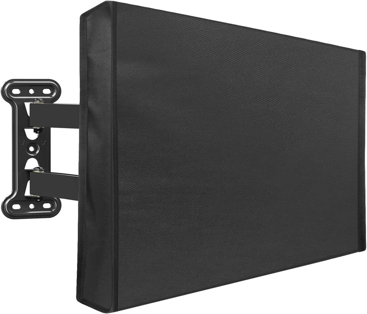 Beschermhoes voor outdoor tv 55-58 inch, robuuste beschermhoes van 600D Oxford, universele weerbestendige folie voor tv-scherm en behuizing