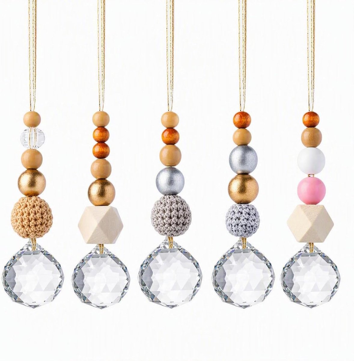 Zonnevangers kristal, Suncatcher kristal, zacht lichtspel voor ramen, huis, tuin, windgong